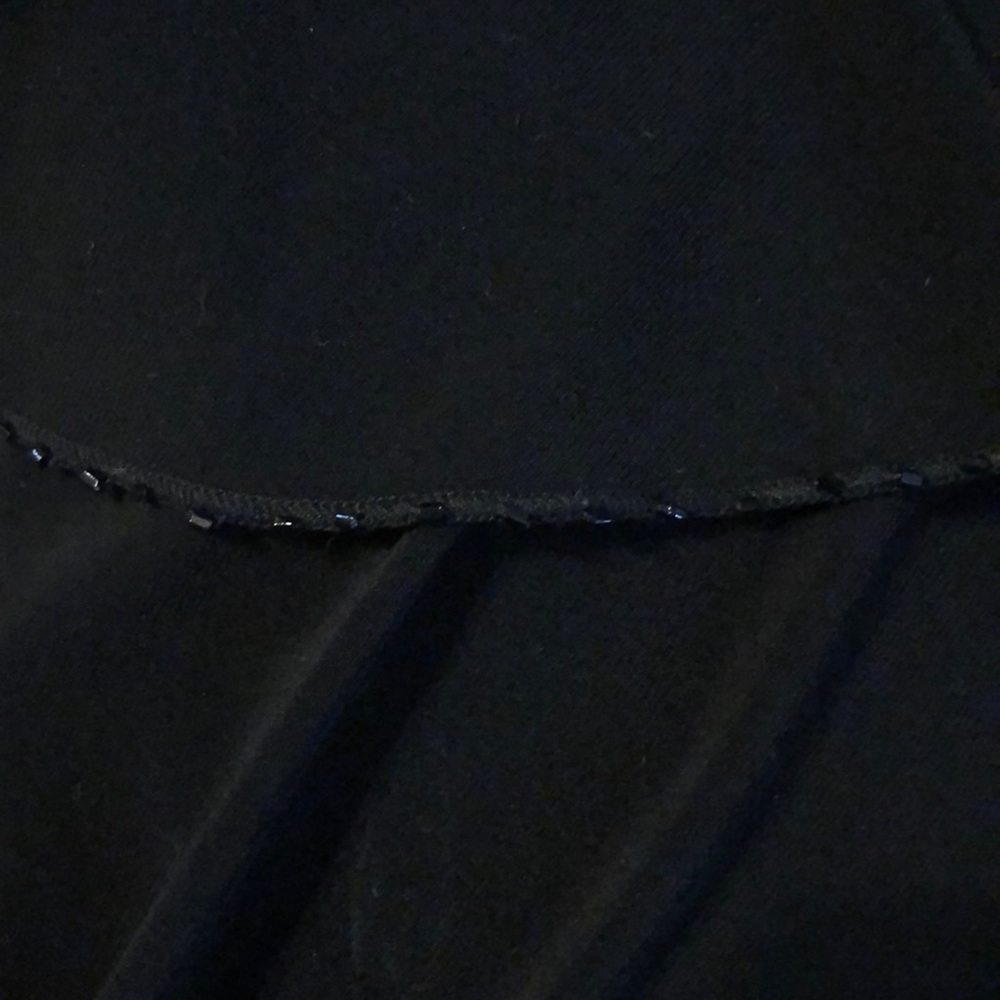 Black tiered Laundry size 4 cocktail dress. - Picture 2 of 6